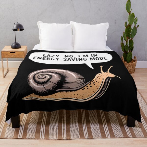 Item preview, Lazy No I'm In Energy Saving Mode Snail designed and sold by Bliss Find And Design.