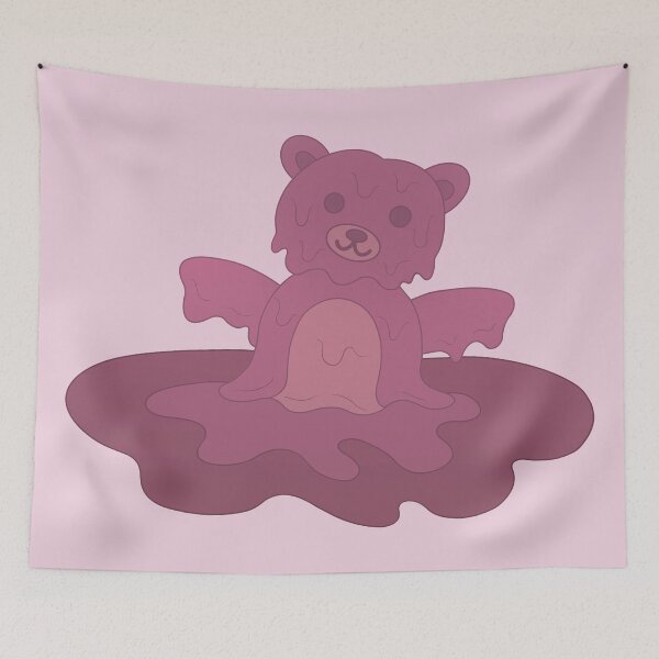 Item preview, Pink Melting Tedy Bear designed and sold by JustWantsSleep.
