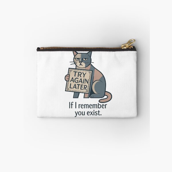 Item preview, Try again later. If I remember you exist! – Laptop Sleeve for Introverts – Minimalist Gift for Remote Workers designed and sold by JustMeditateIt.