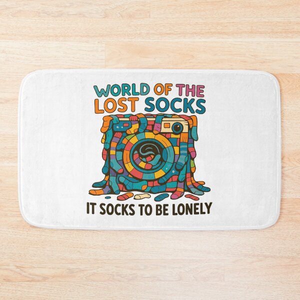 Item preview, Funny Vanish Socks World Missing But Not Forgotten designed and sold by Blok45.