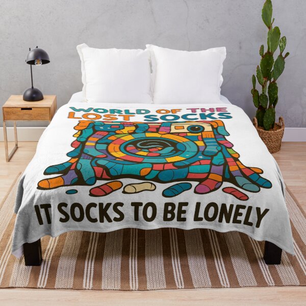 Item preview, Funny Vanish Socks World Missing But Not Forgotten designed and sold by Blok45.