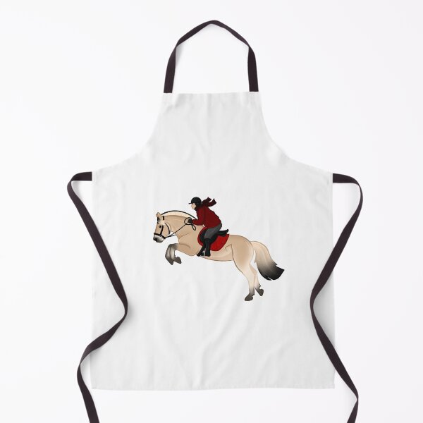 Item preview, Jumping Fjord - Horse & Rider designed and sold by Art By Drina.