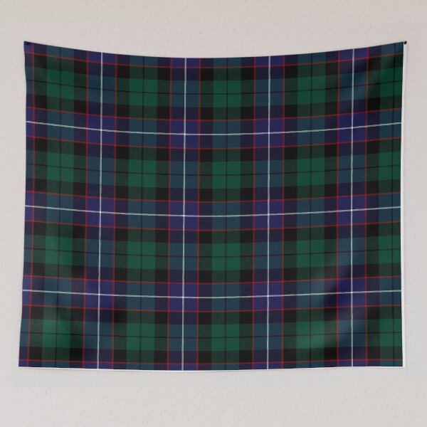 Item preview, Galbraith Russell Hunter Mitchell Clan Tartan | Modern | Cute Blue and Green Plaid designed and sold by cutetartanshop.