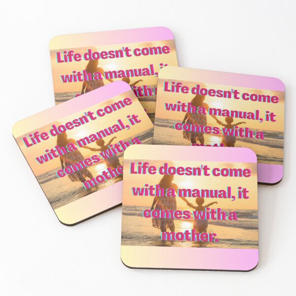 Item preview, Life Doesn’t Come with a Manual — It Comes with a Mom designed and sold by Parijat Grace.