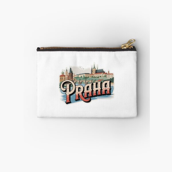 Item preview, Classic "Praha" – Vintage Prague Souvenir with Iconic Landmarks designed and sold by Zibis09.