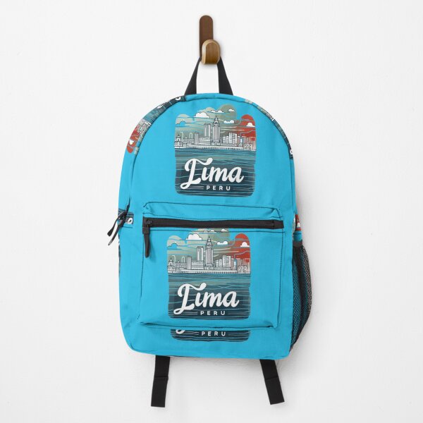 Item preview, Lima, Peru – Minimalist Watercolor Cityscape Sticker, designed and sold by PaintMeWorld.