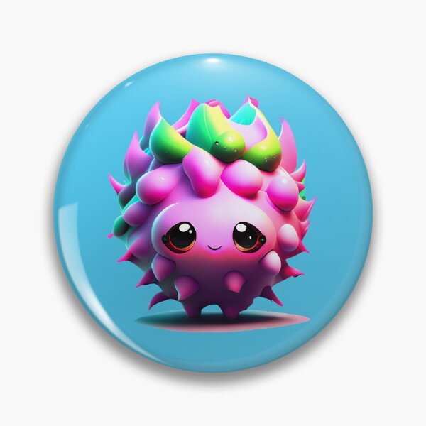 Item preview, Cute Fruit - Little Puffy Dragon Fruit designed and sold by UmamiDesigns.