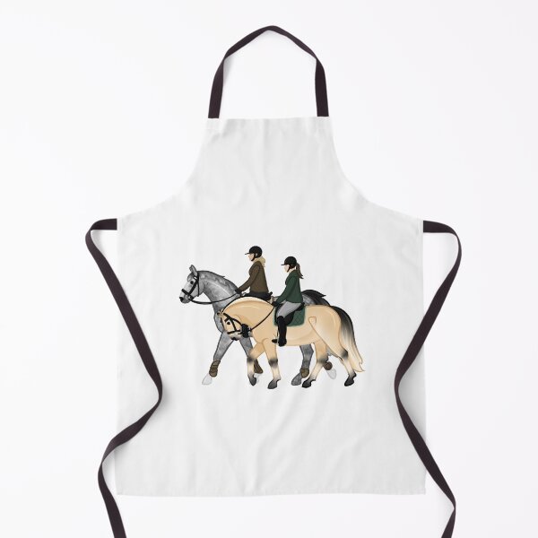 Item preview, Two Horses - Fjord & Dapple Grey Warmblood designed and sold by Art By Drina.