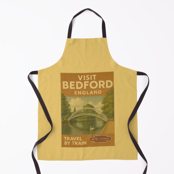 Artikelvorschau, Visit Bedford - Vintage-style Tourism Poster entworfen und verkauft von curseofkazar.