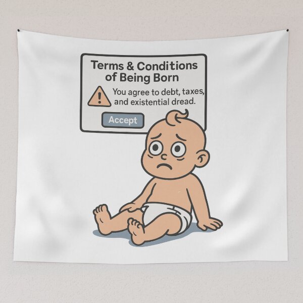 Item preview, Terms & Conditions of Being Born designed and sold by negve.