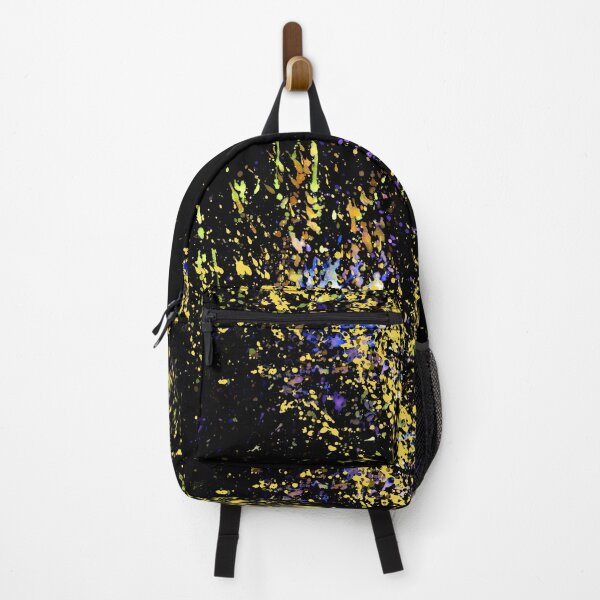 Item preview, Yellow blue paint on black designed and sold by AnnArtshock.