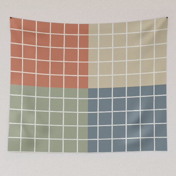 Item preview, EarthTone Gridscape designed and sold by Dream Bloom Gallery.