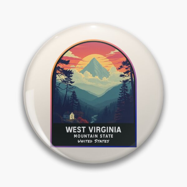 Artikelvorschau, West Virginia (WV), Bundesstaat der Vereinigten Staaten von Amerika entworfen und verkauft von PinkandP.