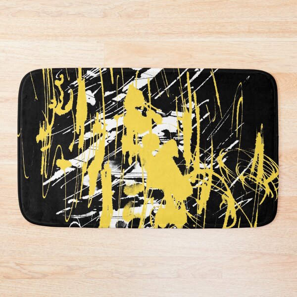 Item preview, Yellow paint on black designed and sold by AnnArtshock.
