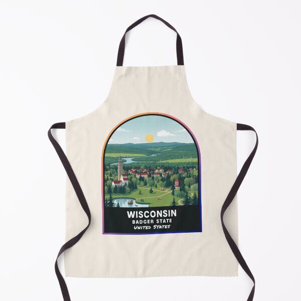 Item preview, Wisconsin (WI), State of the United States of America designed and sold by PinkandP.