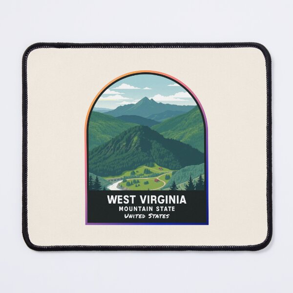 Item preview, West Virginia (WV), State of the United States of America designed and sold by PinkandP.