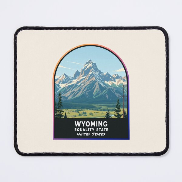 Item preview, Wyoming (WY), State of the United States of America designed and sold by PinkandP.