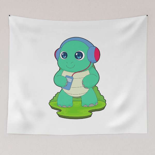Item preview, Turtle Musician Headphone Music designed and sold by Snabdesign84.