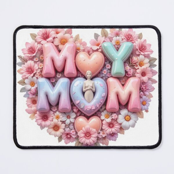 Item preview, Sunset Bloom MY MOM Sticker – Mother’s Day Perfect Gift Falcon-Frequency Drop-Amalgramation designed and sold by Imaginarium of Chaos falcon88 .