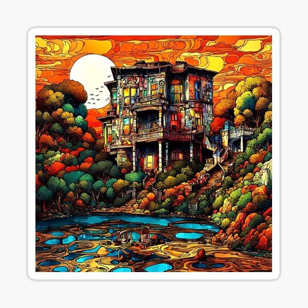 Item preview, The Isolated Derelict Mansion 1 designed and sold by George Hutton Hunter.