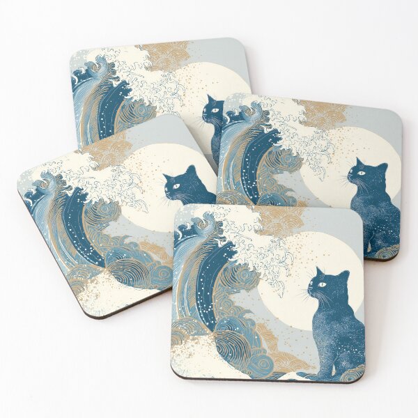 Item preview, Cat Meets Ocean’s Fury designed and sold by Cat-Wave-Dream.