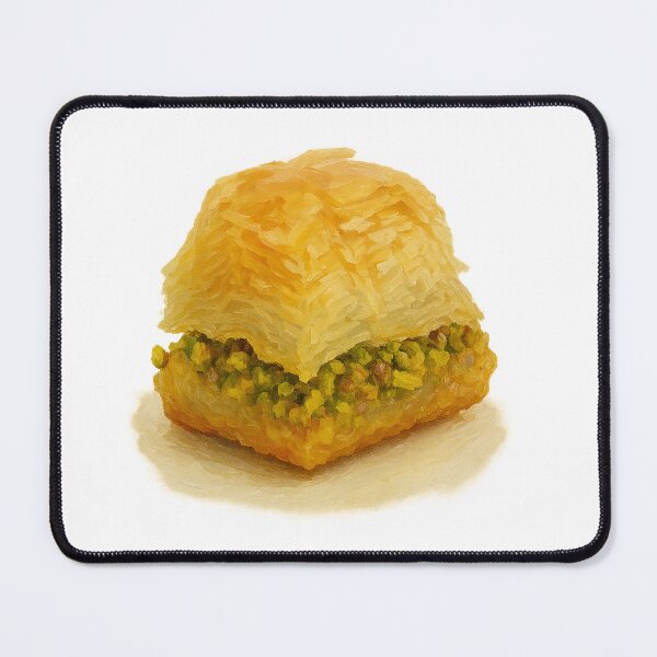 Item preview, Oil Painting Style Pistachio Baklava designed and sold by Pacika.