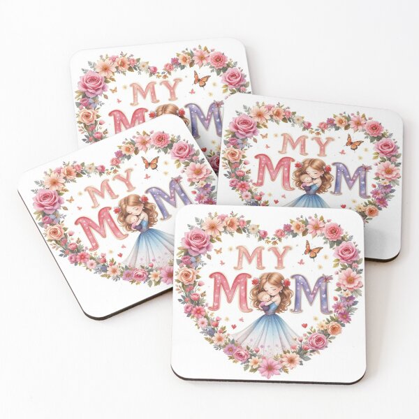 Item preview, Watercolor Garden MY MOM Sticker – Mother’s Day Perfect Gift Falcon-Frequency Drop-Amalgramation spirit of might designed and sold by Imaginarium of Chaos falcon88 .