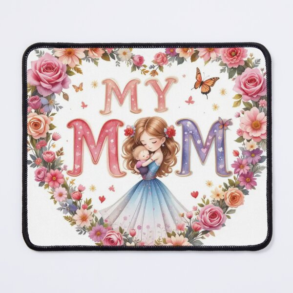 Item preview, Watercolor Garden MY MOM Sticker – Mother’s Day Perfect Gift Falcon-Frequency Drop-Amalgramation spirit of might designed and sold by Imaginarium of Chaos falcon88 .