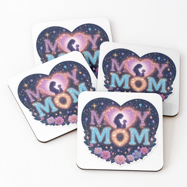 Item preview, Starry Night MY MOM Sticker – Mother’s Day Perfect Gift Falcon-Frequency Drop-Amalgramation spirit of might designed and sold by Imaginarium of Chaos falcon88 .
