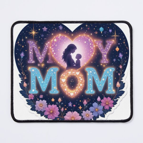 Item preview, Starry Night MY MOM Sticker – Mother’s Day Perfect Gift Falcon-Frequency Drop-Amalgramation spirit of might designed and sold by Imaginarium of Chaos falcon88 .