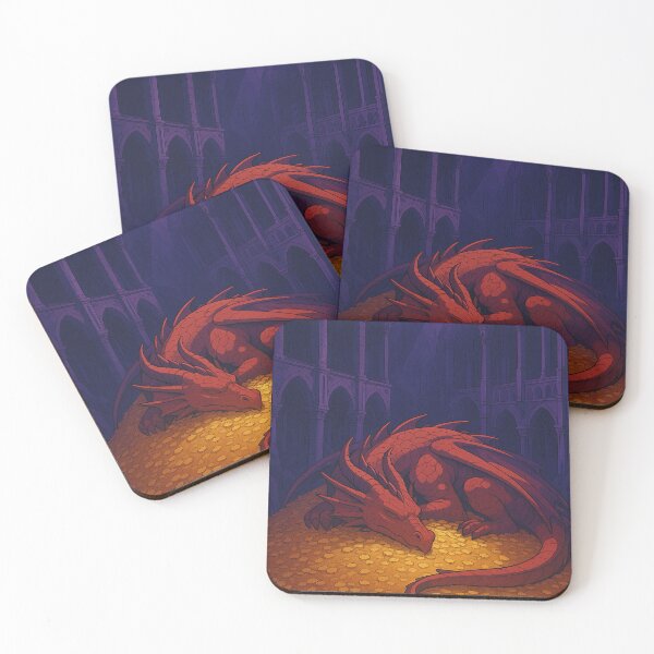 Item preview, Slumbering Dragon's Lair - Dreamy Fantasy Art designed and sold by DreamCraze.