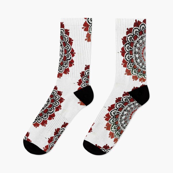 Item preview, RED RANGOLI MANDAL ART designed and sold by NivyasArtistry.