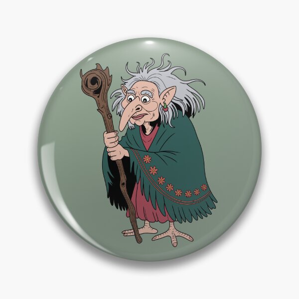 Artikelvorschau, Weise alte Hexe mit Stab – Fantasy Charakter Illustra entworfen und verkauft von majownik.
