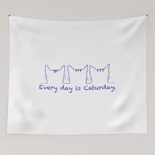 Item preview, every day is caturday designed and sold by Noamok.