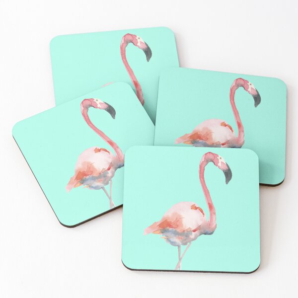 Item preview, Flamingo from Bonaire turquoise designed and sold by artxs.