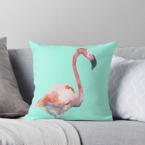 Aperçu de l'œuvre Flamant rose de Bonaire turquoise créée et vendue par artxs.