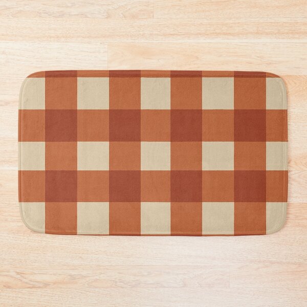 Item preview, Rustic Ember Check designed and sold by Dream Bloom Gallery.