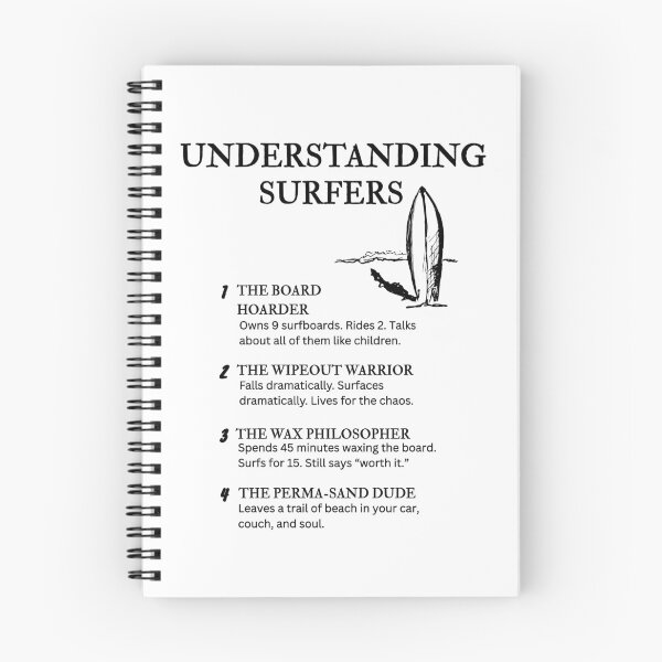 Item preview, Understanding Surfers – Funny Wave Life Humor for Beach Addicts designed and sold by PsyFlow35.