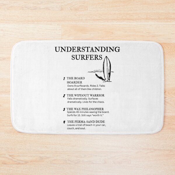 Item preview, Understanding Surfers – Funny Wave Life Humor for Beach Addicts designed and sold by PsyFlow35.