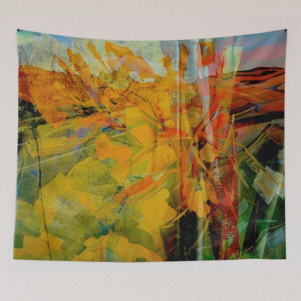 Item preview, Autumn Landscape Abstract designed and sold by ViaARTfactory.