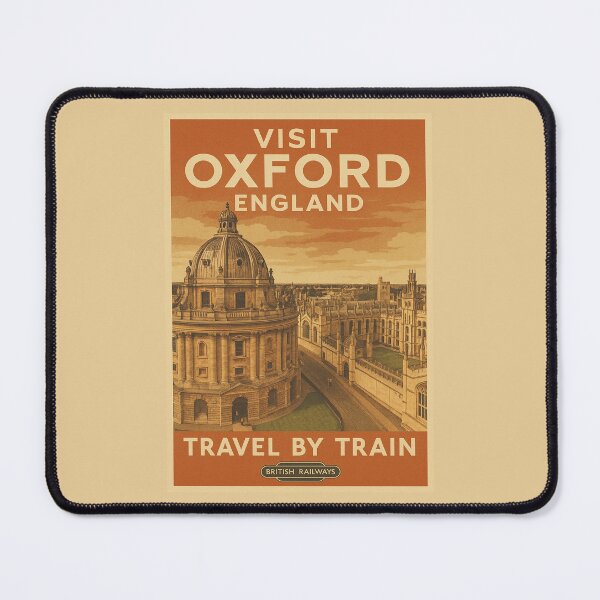 Artikelvorschau, Visit Oxford - Vintage-style Tourism Poster entworfen und verkauft von curseofkazar.