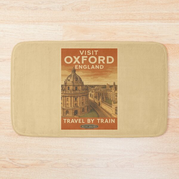 Item preview, Visit Oxford - Vintage-style Tourism Poster designed and sold by curseofkazar.