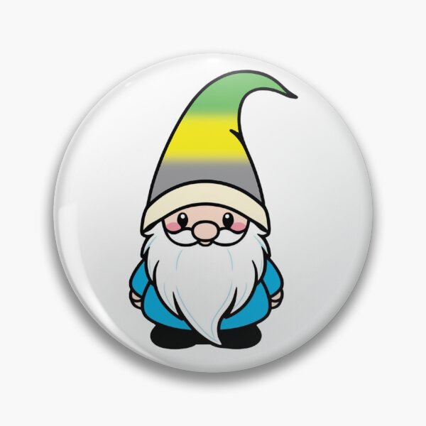 Item preview, Cute Lithromantic Gnome - Lithromantic Pride Whimsical Design designed and sold by Travelslightly.