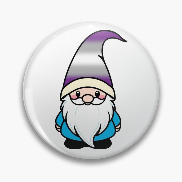 Item preview, Cute Greysexual Gnome - Greysexual Pride Whimsical Design designed and sold by Travelslightly.