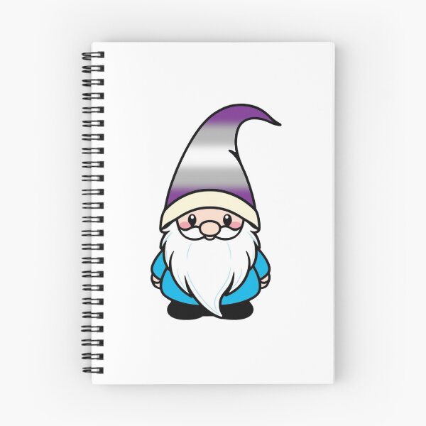 Item preview, Cute Greysexual Gnome - Greysexual Pride Whimsical Design designed and sold by Travelslightly.