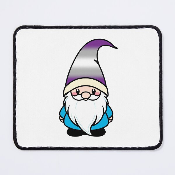 Item preview, Cute Greysexual Gnome - Greysexual Pride Whimsical Design designed and sold by Travelslightly.