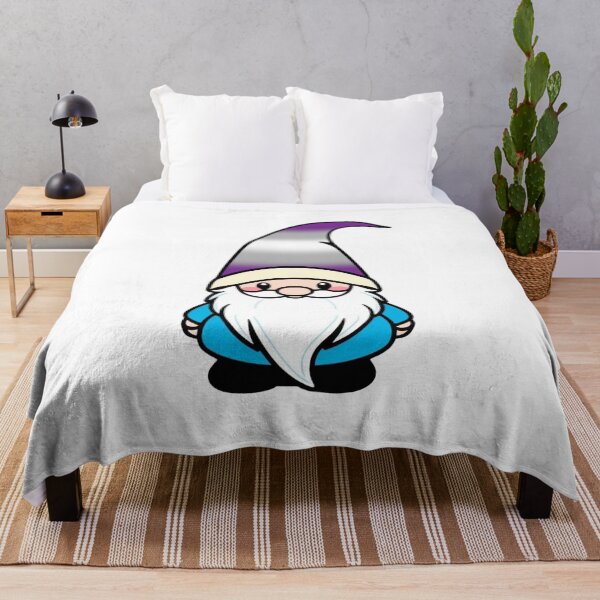 Item preview, Cute Greysexual Gnome - Greysexual Pride Whimsical Design designed and sold by Travelslightly.