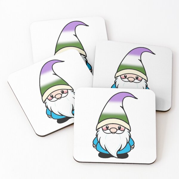 Item preview, Cute Genderqueer Gnome - Genderqueer Pride Whimsical Design designed and sold by Travelslightly.