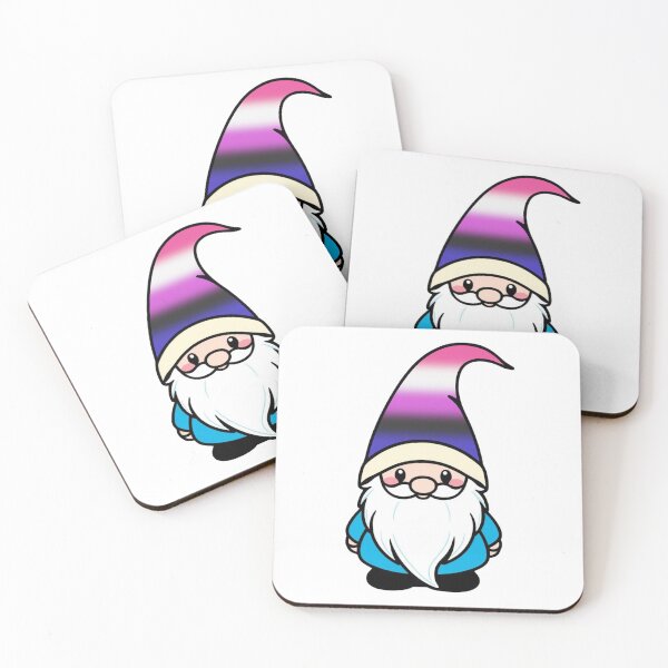 Item preview, Cute Genderfluid Gnome - Genderfluid Pride Whimsical Design designed and sold by Travelslightly.