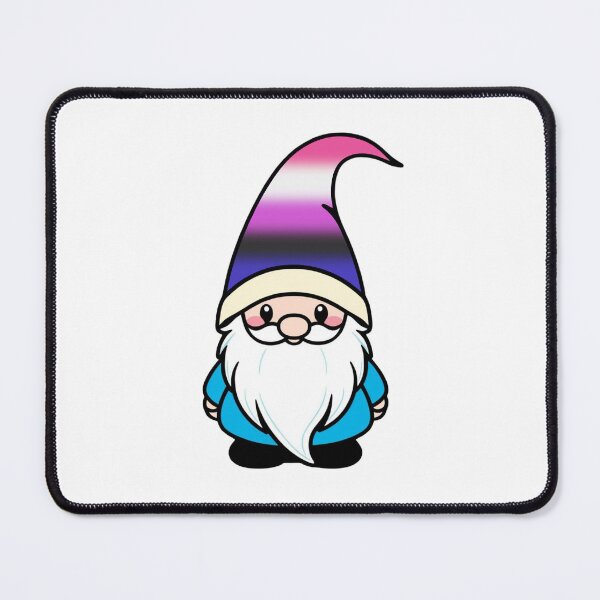 Item preview, Cute Genderfluid Gnome - Genderfluid Pride Whimsical Design designed and sold by Travelslightly.